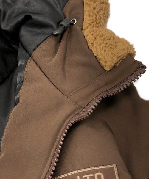 AVIREX（アヴィレックス）AVIREX (アヴィレックス) B-3 HOODIE ブラウン サイズ:XLの古着・服飾アイテム