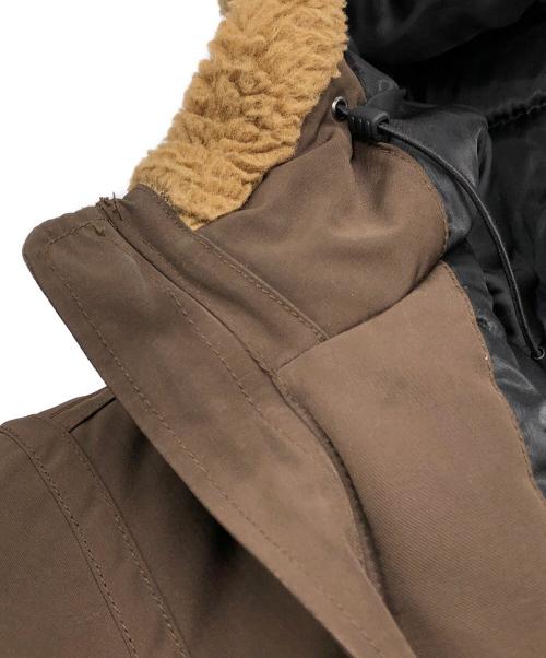 AVIREX（アヴィレックス）AVIREX (アヴィレックス) B-3 HOODIE ブラウン サイズ:XLの古着・服飾アイテム