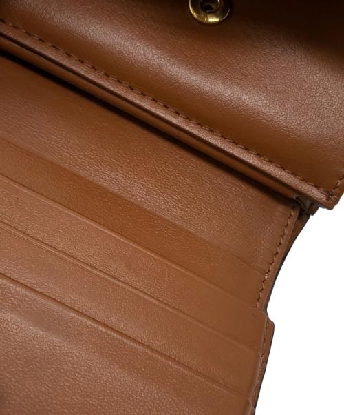 CELINE（セリーヌ）CELINE (セリーヌ) マカダムトリオンフ3つ折り財布 ブラウン サイズ:下記参照の古着・服飾アイテム