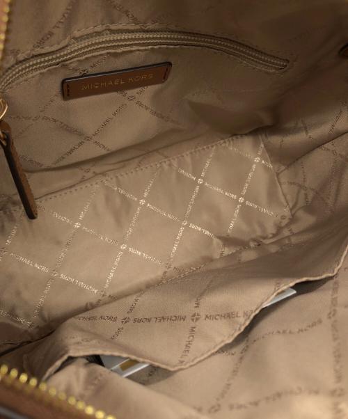 MICHAEL KORS（マイケル・コース）MICHAEL KORS (マイケル・コース) 総柄2WAYバッグ ブラウン サイズ:下記参照の古着・服飾アイテム