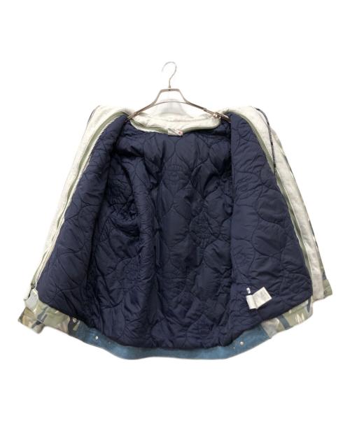 Aape BY A BATHING APE（エーエイプ バイ アベイシングエイプ）AAPE BY A BATHING APE (エーエイプ バイ アベイシングエイプ) 2WAYカモ柄フードジャケット ブルー サイズ:Mの古着・服飾アイテム