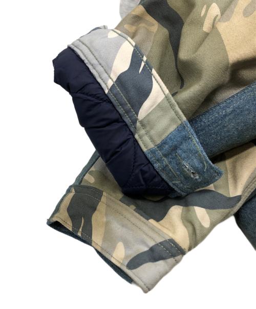 Aape BY A BATHING APE（エーエイプ バイ アベイシングエイプ）AAPE BY A BATHING APE (エーエイプ バイ アベイシングエイプ) 2WAYカモ柄フードジャケット ブルー サイズ:Mの古着・服飾アイテム