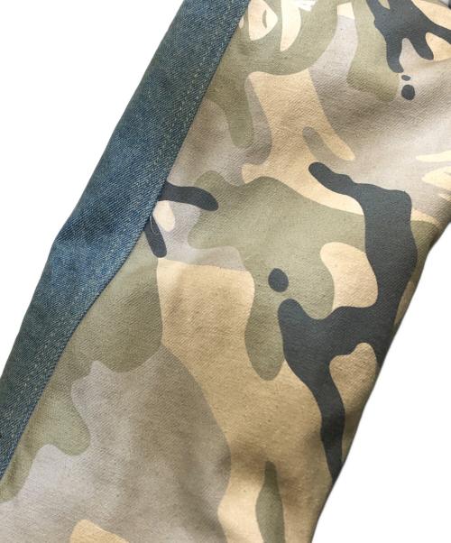 Aape BY A BATHING APE（エーエイプ バイ アベイシングエイプ）AAPE BY A BATHING APE (エーエイプ バイ アベイシングエイプ) 2WAYカモ柄フードジャケット ブルー サイズ:Mの古着・服飾アイテム