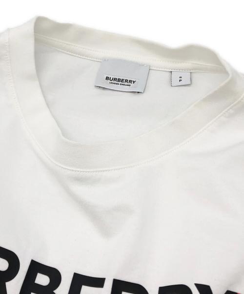 BURBERRY（バーバリー）BURBERRY (バーバリー) ロゴプリントTシャツ ホワイト サイズ:Sの古着・服飾アイテム