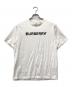BURBERRY（バーバリー）の古着「ロゴプリントTシャツ」｜ホワイト