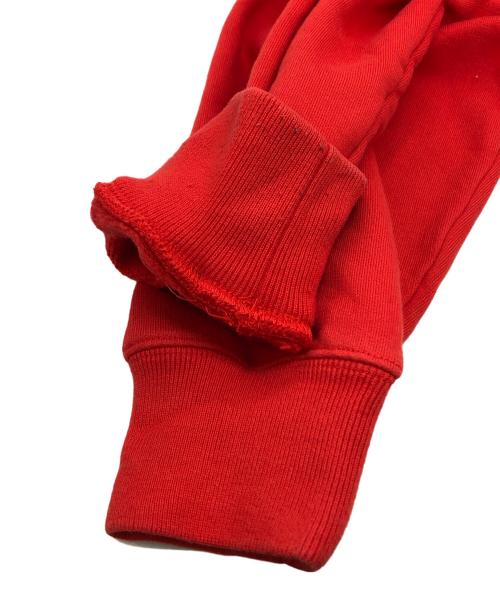 OFFWHITE（オフホワイト）OFFWHITE (オフホワイト) パスカル ペインティング ロゴプリント フーディ パーカー レッド サイズ:Sの古着・服飾アイテム