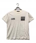 LOUIS VUITTONルイ ヴィトン）の古着「バックフラワープリントTシャツ」｜ホワイト