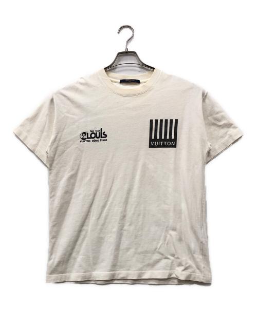 LOUIS VUITTON（ルイ ヴィトン）LOUIS VUITTON (ルイ ヴィトン) バックフラワープリントTシャツ ホワイト サイズ:Mの古着・服飾アイテム