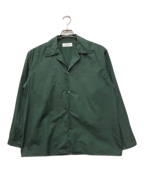 UNUSED（アンユーズド）UNUSED (アンユーズド) OPEN COLLAR SHIRT グリーン サイズ:2の古着・服飾アイテム