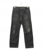 LEVI'Sリーバイス）の古着「505後染めブラックデニム」｜ブラック