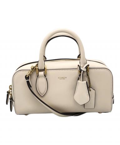 中古・古着通販】COACH (コーチ) 2WAYショルダーバッグ オフホワイト