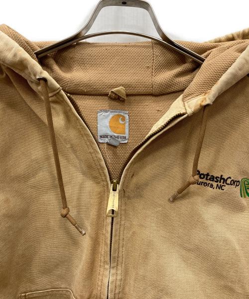 CarHartt（カーハート）CarHartt (カーハート) 企業ロゴアクティブジャケット ベージュ サイズ:Ｌの古着・服飾アイテム