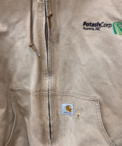 CarHartt（カーハート）CarHartt (カーハート) 企業ロゴアクティブジャケット ベージュ サイズ:Ｌの古着・服飾アイテム