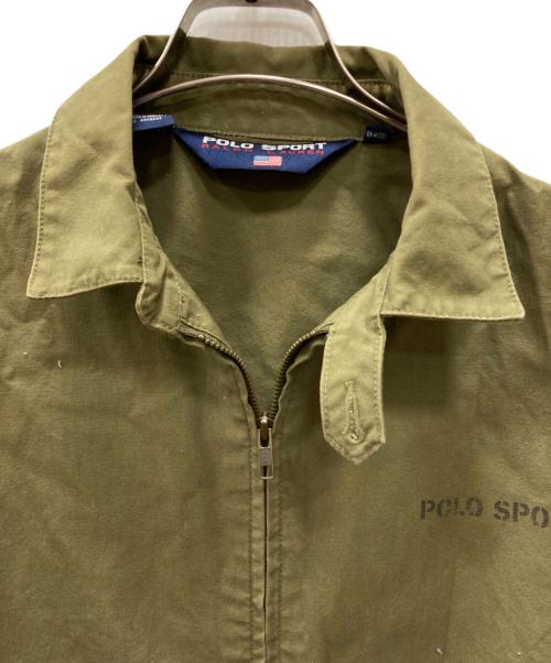 POLO SPORT（ポロスポーツ）POLO SPORT (ポロスポーツ) 星条旗バックロゴスイングトップ グリーン サイズ:Ｍの古着・服飾アイテム