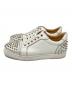 Christian Louboutin (クリスチャン・ルブタン) Vieira2 スタッズローカットスニーカー ホワイト サイズ:38：20000円