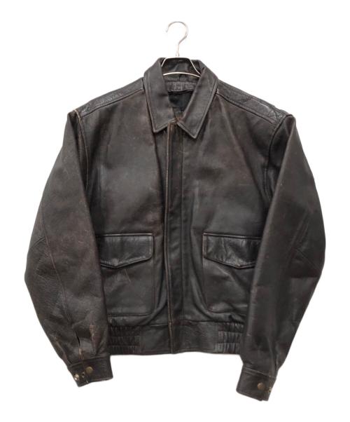 ADVENTURE BOUND（アドヴェンチャーバウンド）ADVENTURE BOUND (アドヴェンチャーバウンド) レザージャケット ブラウン サイズ:Sの古着・服飾アイテム