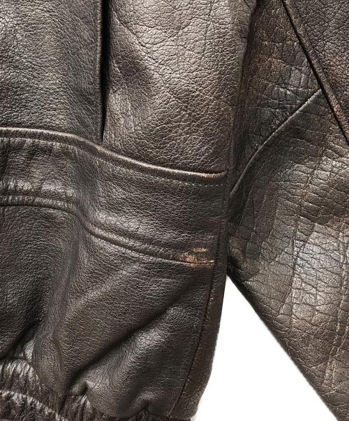 ADVENTURE BOUND（アドヴェンチャーバウンド）ADVENTURE BOUND (アドヴェンチャーバウンド) レザージャケット ブラウン サイズ:Sの古着・服飾アイテム