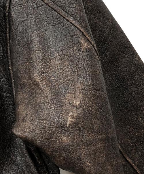 ADVENTURE BOUND（アドヴェンチャーバウンド）ADVENTURE BOUND (アドヴェンチャーバウンド) レザージャケット ブラウン サイズ:Sの古着・服飾アイテム