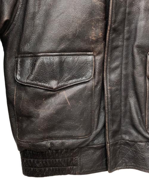 ADVENTURE BOUND（アドヴェンチャーバウンド）ADVENTURE BOUND (アドヴェンチャーバウンド) レザージャケット ブラウン サイズ:Sの古着・服飾アイテム