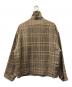 AURALEE (オーラリー) WOOL SERGE CHECK ZIP-UP BLOUSON ブラウン サイズ:5：33000円