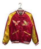 HOUSTONヒューストン）の古着「スカジャン」｜レッド