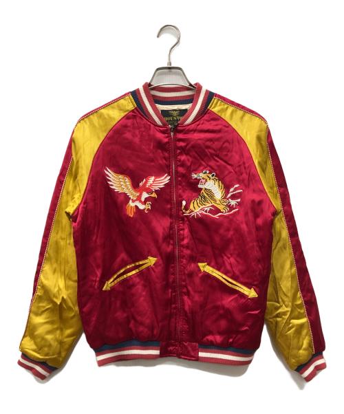 HOUSTON（ヒューストン）HOUSTON (ヒューストン) スカジャン レッド サイズ:Mの古着・服飾アイテム