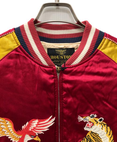 HOUSTON（ヒューストン）HOUSTON (ヒューストン) スカジャン レッド サイズ:Mの古着・服飾アイテム