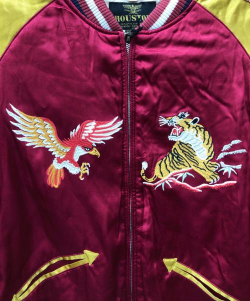 HOUSTON（ヒューストン）HOUSTON (ヒューストン) スカジャン レッド サイズ:Mの古着・服飾アイテム