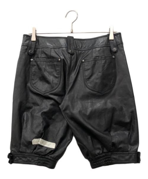 ALICE AUAA（アリスアウアア）ALICE AUAA (アリスアウアア) シープレザーハーフパンツ ブラック サイズ:4の古着・服飾アイテム