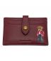 POLO RALPH LAUREN（ポロ・ラルフローレン）の古着「poloベア レザーカードケース」｜ワインレッド