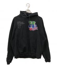 Hysteric Glamour（ヒステリックグラマー）の古着「genzai Sagara Collage Hoodie」｜ブラック