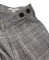 中古・古着 AMERI (アメリ) LIGHT TWEED MANY TUCK PANTS グレー サイズ:M 未使用品：10000円