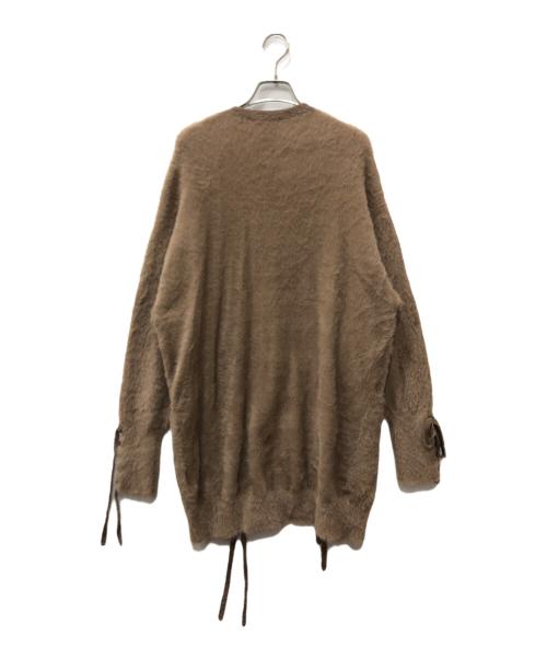 hysterics（ヒステリックス）hysterics (ヒステリックス) LACE UP カーディガン ブラウン サイズ:FREEの古着・服飾アイテム