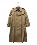 Burberry'sバーバリー）の古着「裏ノヴァチェックトレンチコート」｜ベージュ