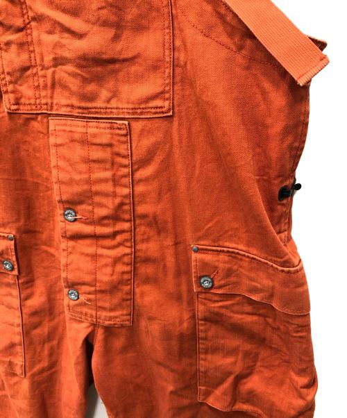 NIGEL CABOURN LYBRO（ナイジェルケーボン ライブロ）NIGEL CABOURN LYBRO (ナイジェルケーボン ライブロ) ヘリンボーンオーバーオール オレンジ サイズ:48の古着・服飾アイテム