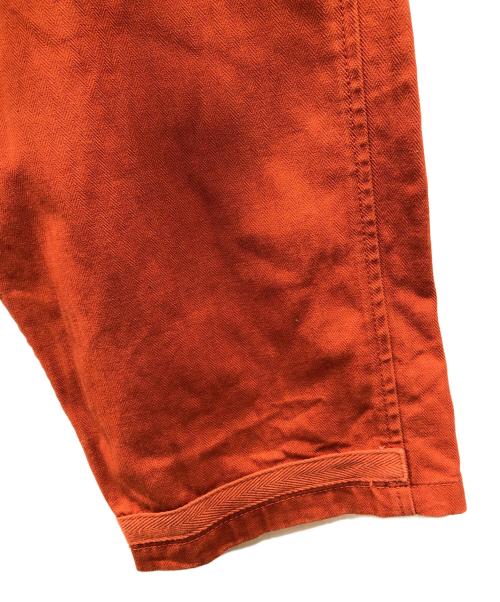 NIGEL CABOURN LYBRO（ナイジェルケーボン ライブロ）NIGEL CABOURN LYBRO (ナイジェルケーボン ライブロ) ヘリンボーンオーバーオール オレンジ サイズ:48の古着・服飾アイテム