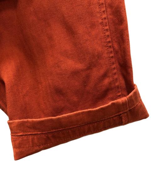 NIGEL CABOURN LYBRO（ナイジェルケーボン ライブロ）NIGEL CABOURN LYBRO (ナイジェルケーボン ライブロ) ヘリンボーンオーバーオール オレンジ サイズ:48の古着・服飾アイテム