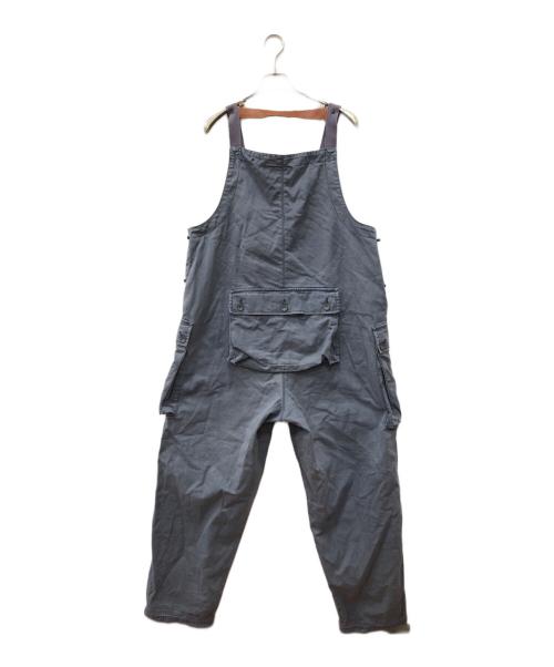 NIGEL CABOURN（ナイジェルケーボン）NIGEL CABOURN (ナイジェルケーボン) ヘリンボーンオーバーオール ネイビー サイズ:48の古着・服飾アイテム