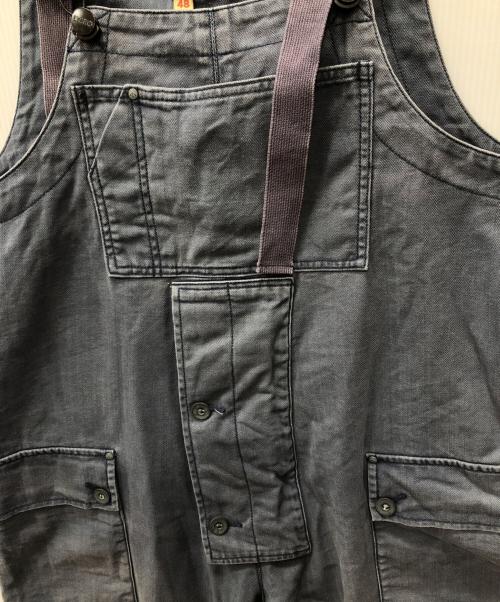 NIGEL CABOURN（ナイジェルケーボン）NIGEL CABOURN (ナイジェルケーボン) ヘリンボーンオーバーオール ネイビー サイズ:48の古着・服飾アイテム