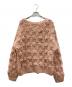 CLANE (クラネ) BUMPY OVER V NECK KNIT TOPS ピンク サイズ:2：12000円