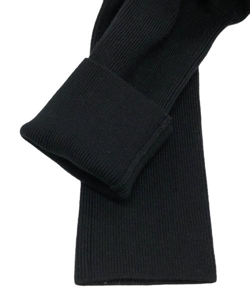 CABAN（キャバン）CABaN (キャバン) コットンカシミヤ クルーネックカーディガン ブラック サイズ:Fの古着・服飾アイテム