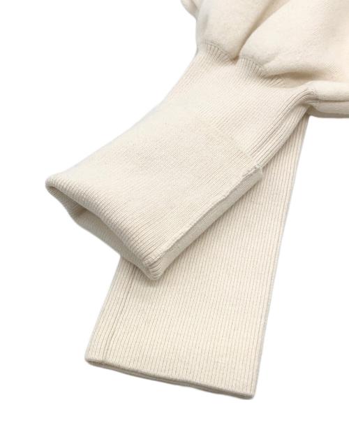 CABAN（キャバン）CABaN (キャバン) コットンカシミヤ クルーネックカーディガン ベージュ サイズ:Fの古着・服飾アイテム