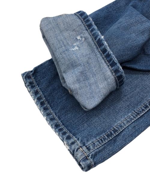 DOLCE & GABBANA（ドルチェ＆ガッバーナ）DOLCE & GABBANA (ドルチェ＆ガッバーナ) ダメージメタルパッチデニムパンツ インディゴ サイズ:44の古着・服飾アイテム