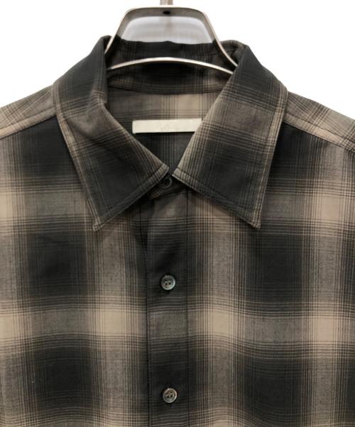 Plage（プラージュ）Plage (プラージュ) OMBRE CHECK シャツ ブラック サイズ:下記参照の古着・服飾アイテム