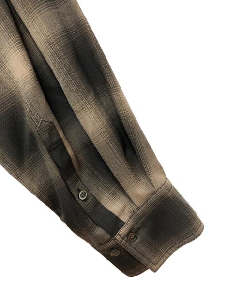 Plage（プラージュ）Plage (プラージュ) OMBRE CHECK シャツ ブラック サイズ:下記参照の古着・服飾アイテム