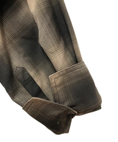 Plage（プラージュ）Plage (プラージュ) OMBRE CHECK シャツ ブラック サイズ:下記参照の古着・服飾アイテム