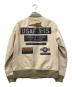 AVIREX (アヴィレックス) レザーフライトジャケット ベージュ サイズ:XL：20000円