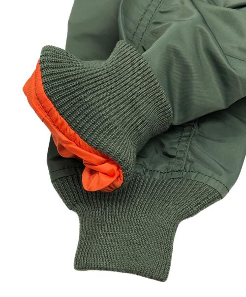 AVIREX（アヴィレックス）AVIREX (アヴィレックス) L-2 CM LOGO フライトジャケット グリーン サイズ:XLの古着・服飾アイテム