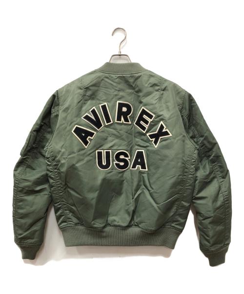 AVIREX（アヴィレックス）AVIREX (アヴィレックス) MA-1ジャケット グリーン サイズ:下記参照の古着・服飾アイテム