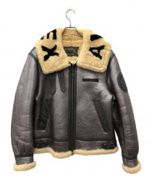 AVIREX（アヴィレックス）の古着「TYPE B-3 METAL HANGAR 2」｜ブラウン